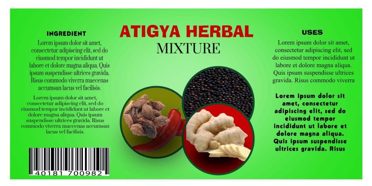Atigya Herbal Mixture Branding